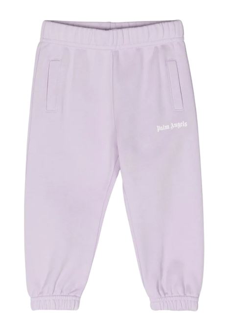 Pantalone neonata lilla in cotone PALM ANGELS | PGXD002F22FLE/DELLILLA